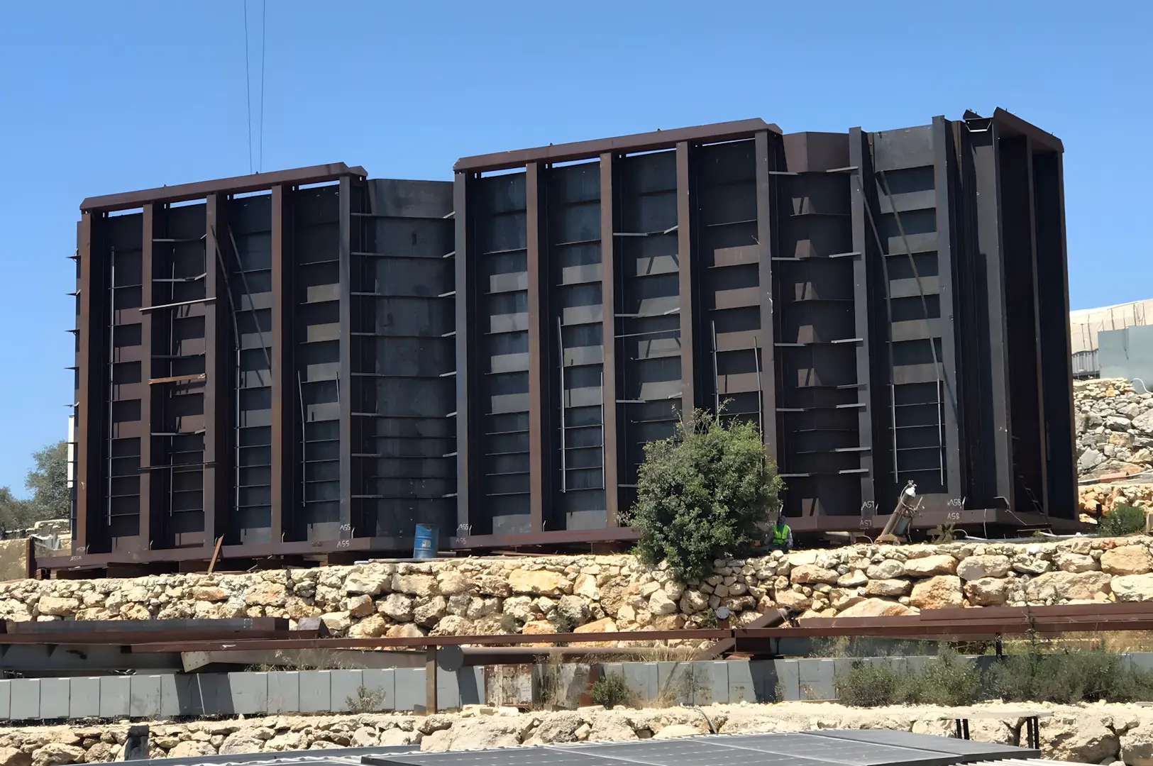 Desalination plant steel cofferdam - Djibouti