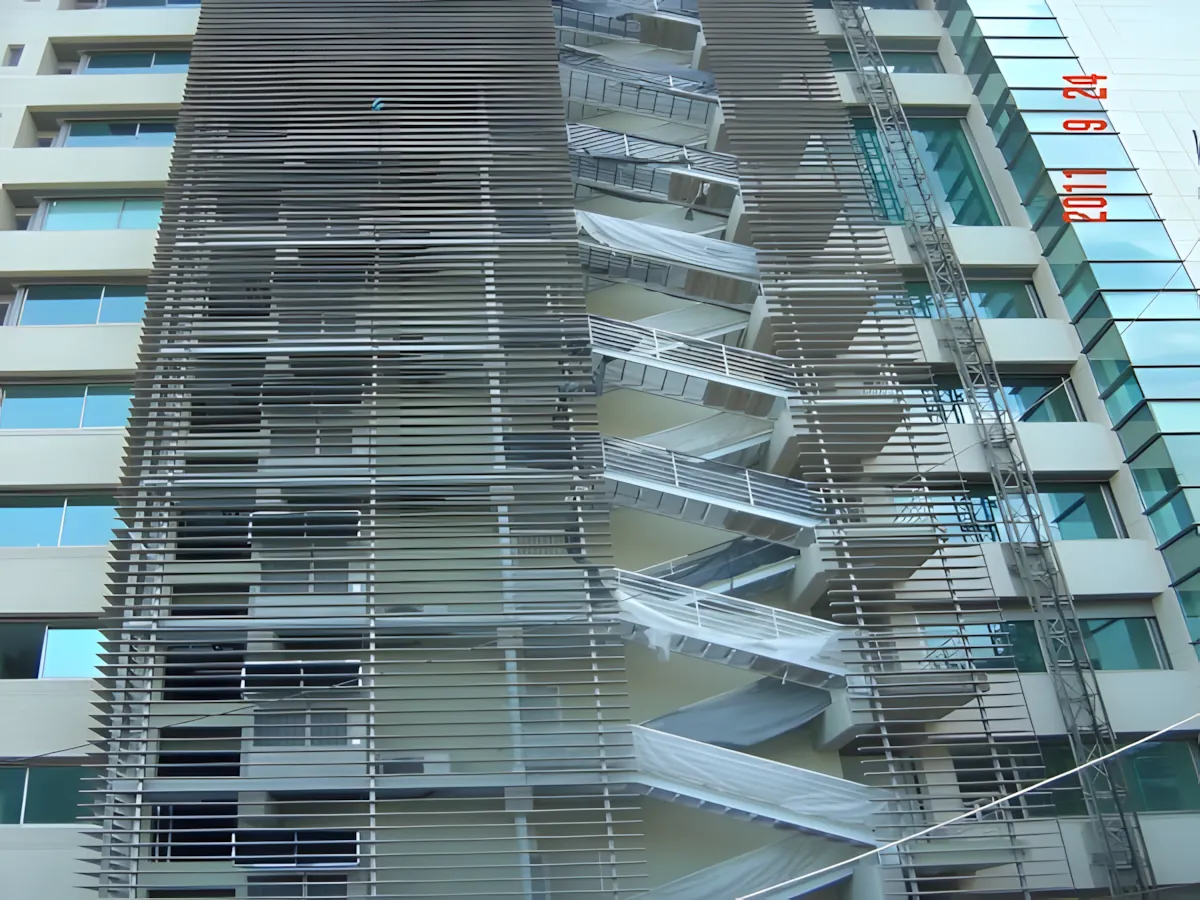 Fire Escape Steel Stairs