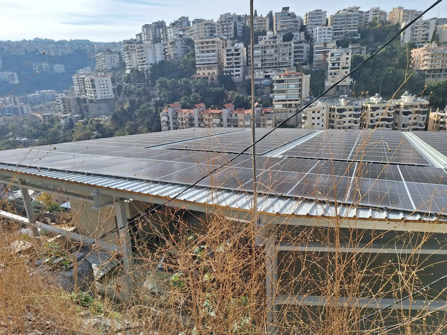 Structural Steel Roof for Solar PV Panels